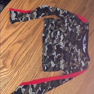 Fashion nova camo crop top